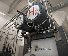 Hybrid-Kraftwerk | Foto: Enertrag/ Tom Baerwald